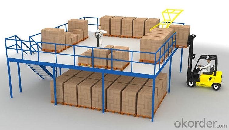 Steel Platform for Warehouse Storage Industries