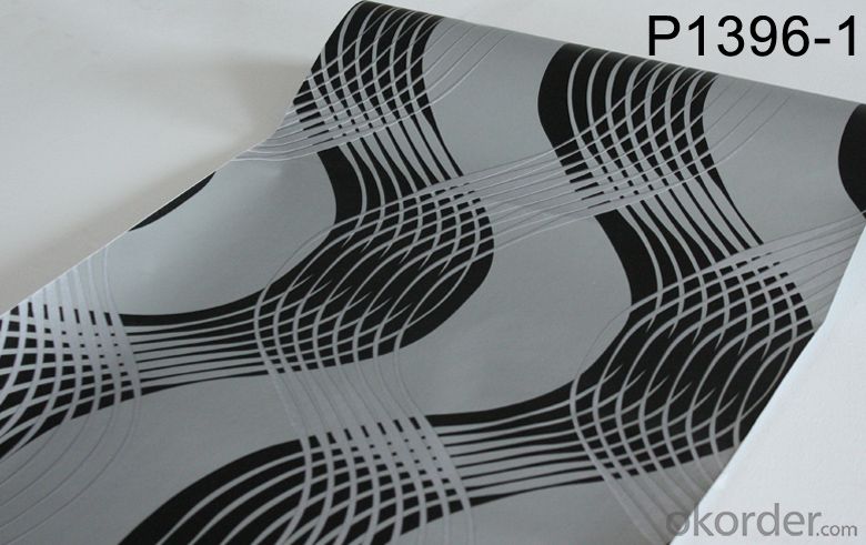 Self-adhesive Wallpaper Elegant Design Wallpaper in PVC Material Especially for Bedroom