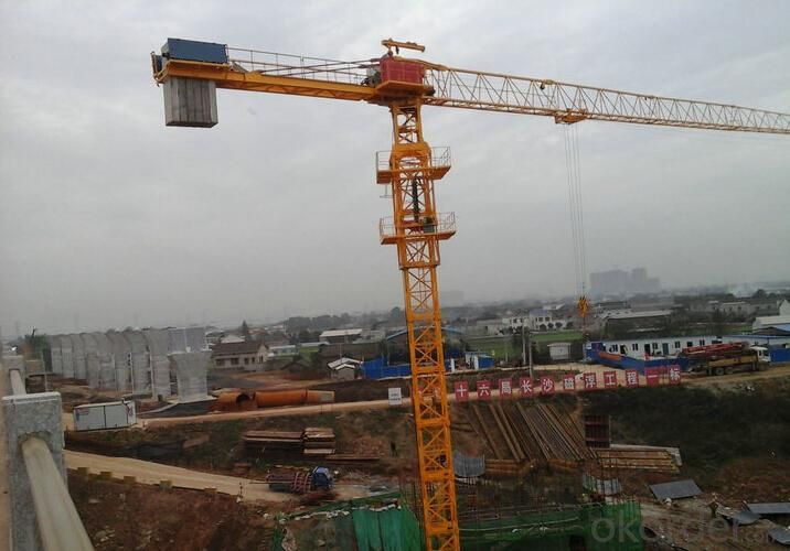 Toples Tower Crane TCP5510 With Jib length of  55M