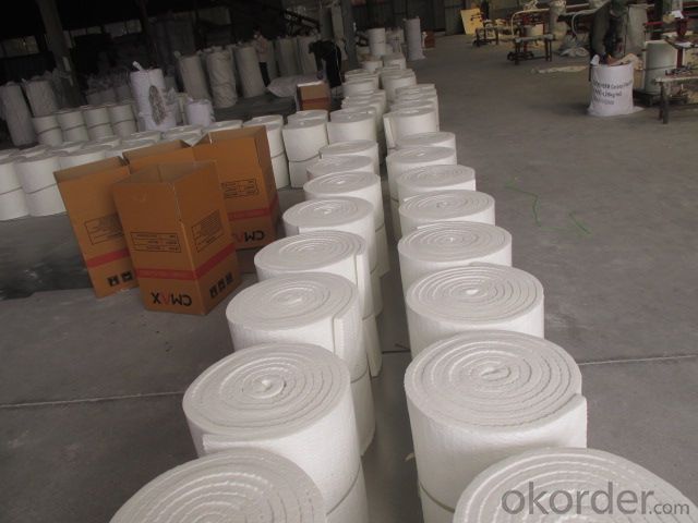 Ceramic Wool 1260 High Purity 100-1220mm Wide Ceramic Wool Blanket