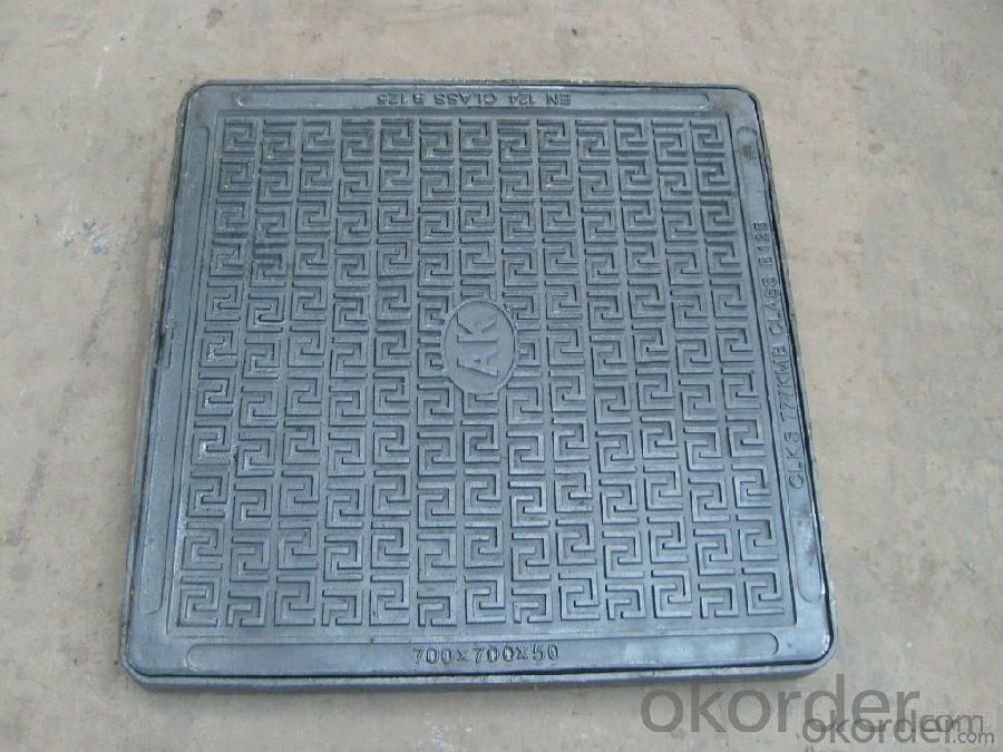 Manhole Cover BS&EN124 D400/B125 for public use