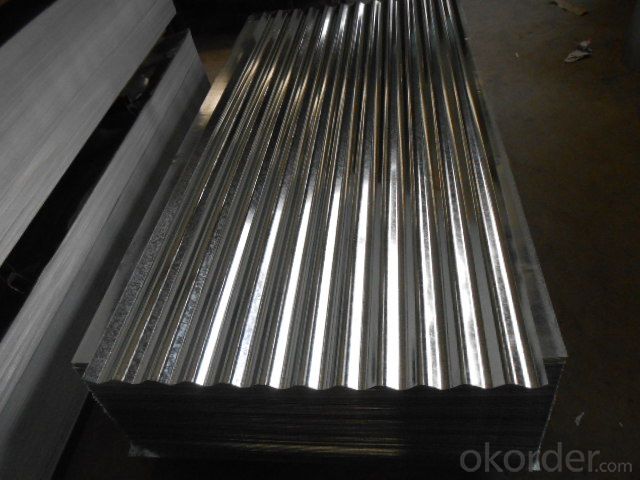 Corrugated-Hot-Dip Galvanized Steel Sheet in Sheet