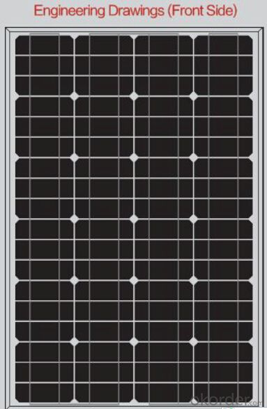 Monocrystalline Solar Panels-60W-Apply to solar systems