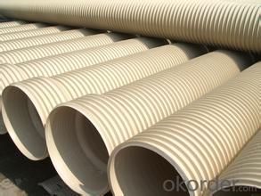 PVC Pipe Pn:0.63-2.0MPa; Specification: 16-630mm Length: 5.8/11.8M Standard: GB