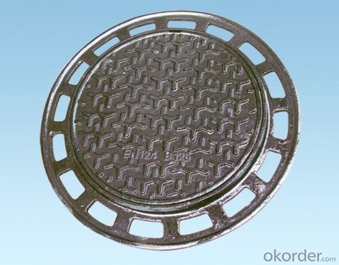 Ductile Iron Manhole Cover En124/d400 ,GGG500&400-12