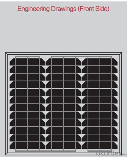 Polycrystalline Solar Panels-30W-Apply to Small Solar System