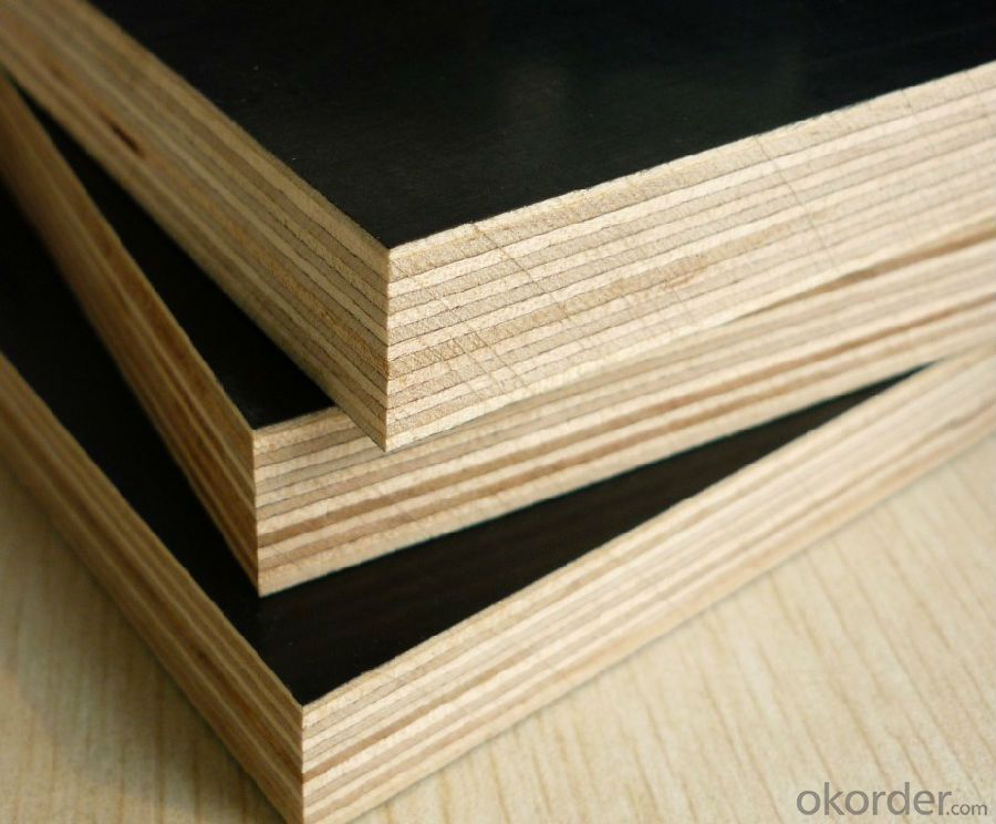 Black Film Faced Plywood Marine Plywood Poplar Core 4*8ft 18mm