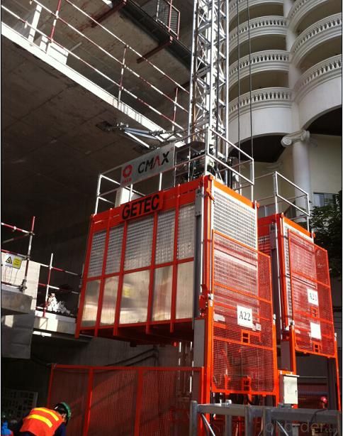 Passenger Hoist with Model of SC200/200 with 2 Ton per Cage