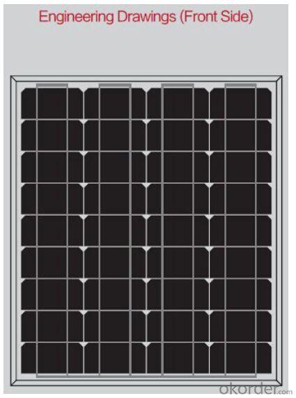 Monocrystalline Solar Panels-45W-Apply to solar systems