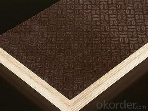 Rice Design Anti-Slippery Film Faced Plywood Brown Color