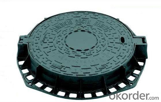 Manhole Cover Ductile Iron GGG500&400-12 Cold Applied Bitumen