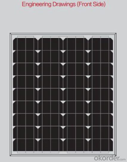Monocrystalline Solar Panels-70W-Apply to solar systems