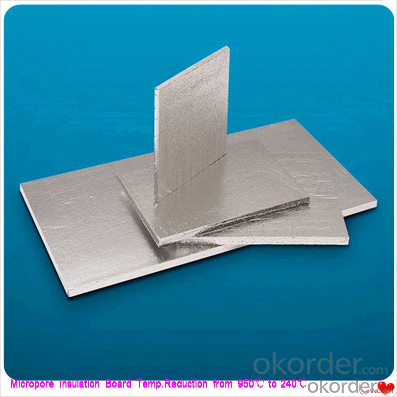 Alumina Foil Cover Insulation Board Steel Plant Using Micropore Heat and Thermal Insulation Layer
