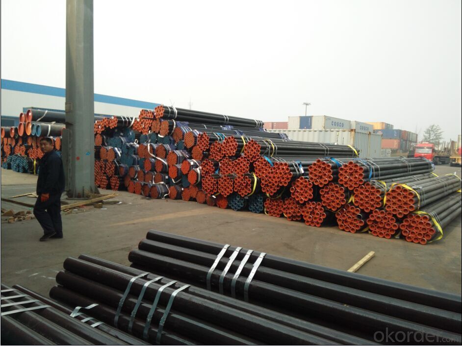 Carbon Seamless Steel Pipe API 5L, ASTM A53, Various Size