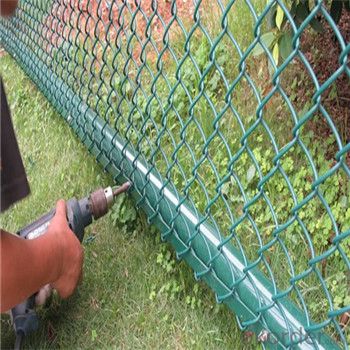 Chain Link Wire Mesh Fence PVC Fence Hot Seller Direct Factory
