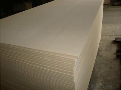 Raw MDF Board Light Color Size of 1220X2440X17MM