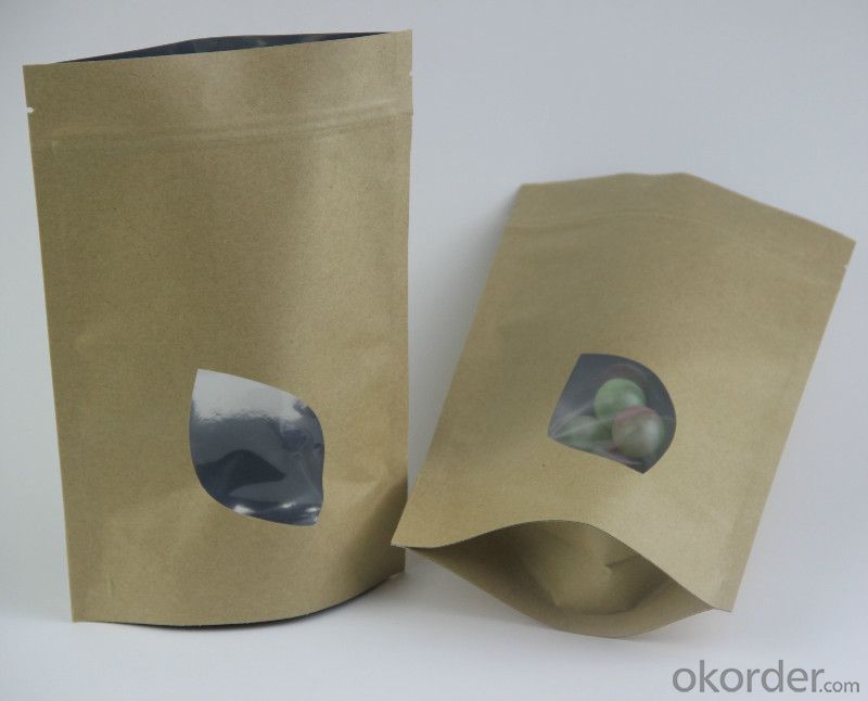 Kraft Paper Laminated with Film for Coffee Packing with Window