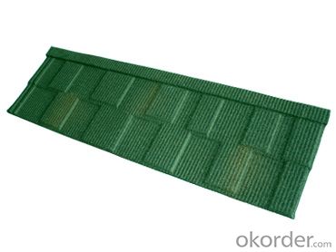 Wood Shingle Series/ Grid  Mixed Color Stone Coated Steel Roofing tiles/0.4mm metal roofing sheet