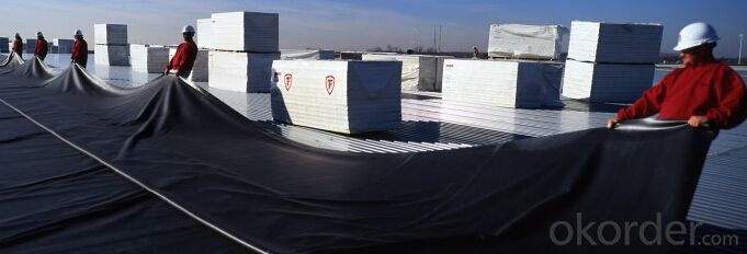 EPDM Rubber  Waterproof Membrane Width 1.2m Thickness1.2mm and 1.5mm