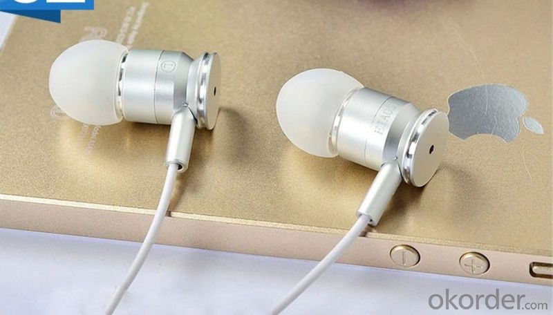 Stereo Headset Metal Earphone Diamond Headset