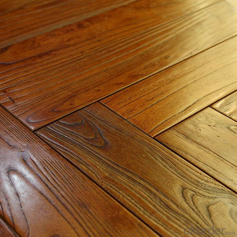Diamond Teak Antique Relief A Grade Pure Antique Solid Wood Floor