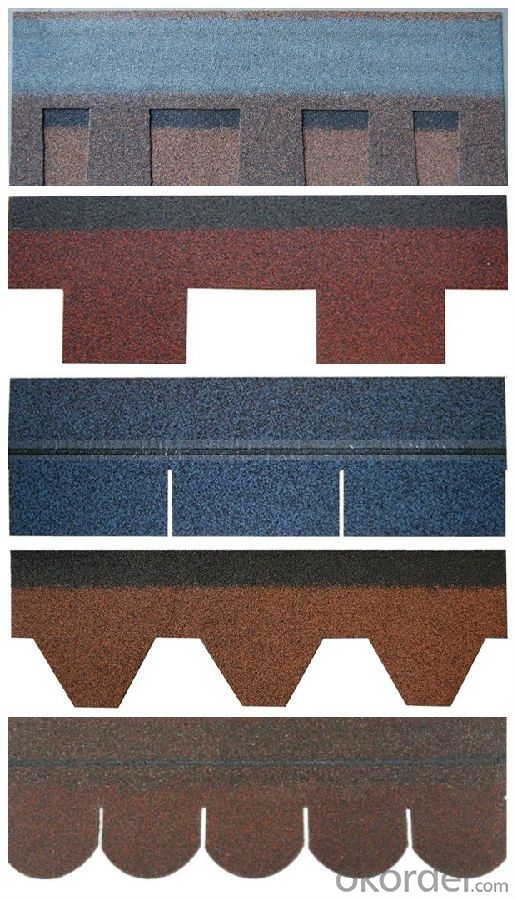 Discount, Cheap Asphalt Roof Shingle, Different Style, Villa and House Use