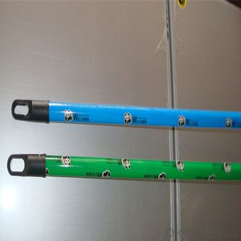 Wooden Stick Hanle With Different PVC Coating