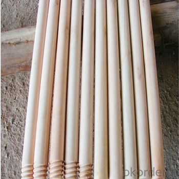 Wooden Stick Handle/PVC Coated And Natural Handle With Screw