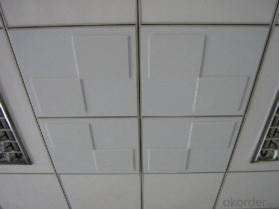 Fiberglass  Ceiling  with  Tegular  Edge