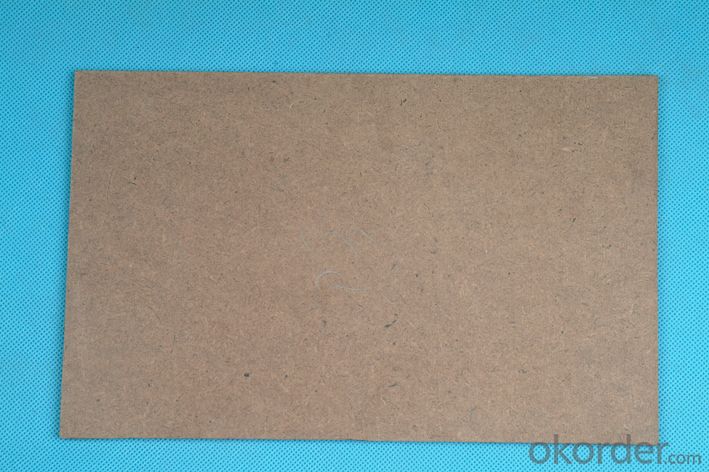 Light Brown Color Raw Fibre Hardboard for Furniture Use