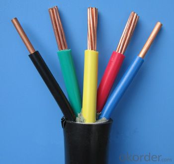 Solid Copper Conductor PVC Insulated 1.5mm2,4mm2,6mm2,10mm2 Electrical Wire and cable