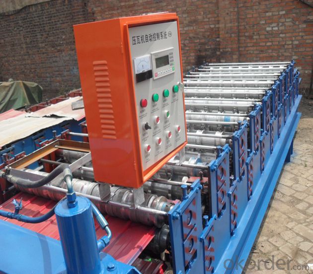 Steel Tile Roll Forming Machine with CE&ISO