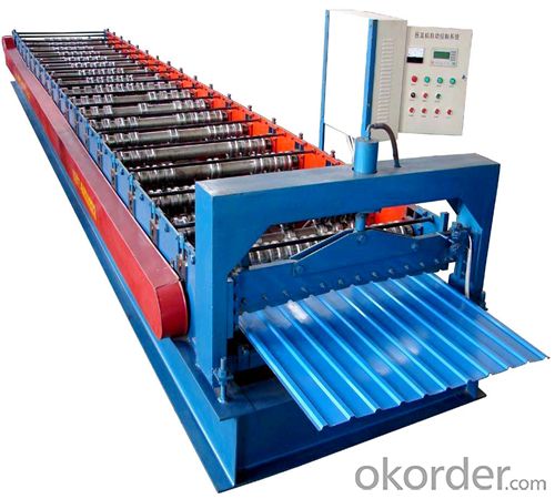 Steel Tile Roll Forming Machine with Mill