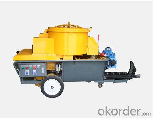 Small Mortar Plastering Machine with High Performance