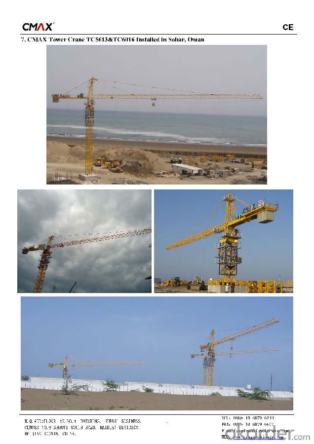 New Tower Crane Cabin Building Machinery
