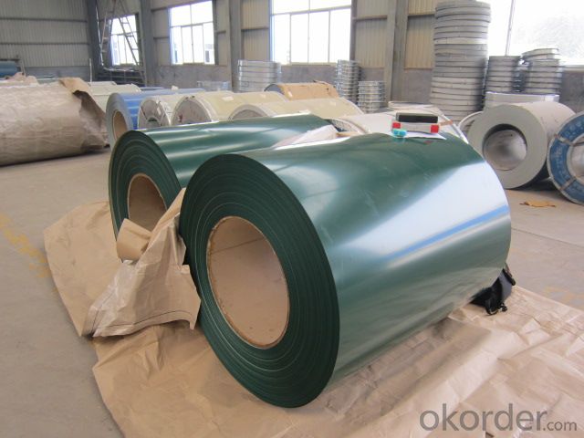 PRE-PAINTED GALVANIZED   STEEL IN  COILS
