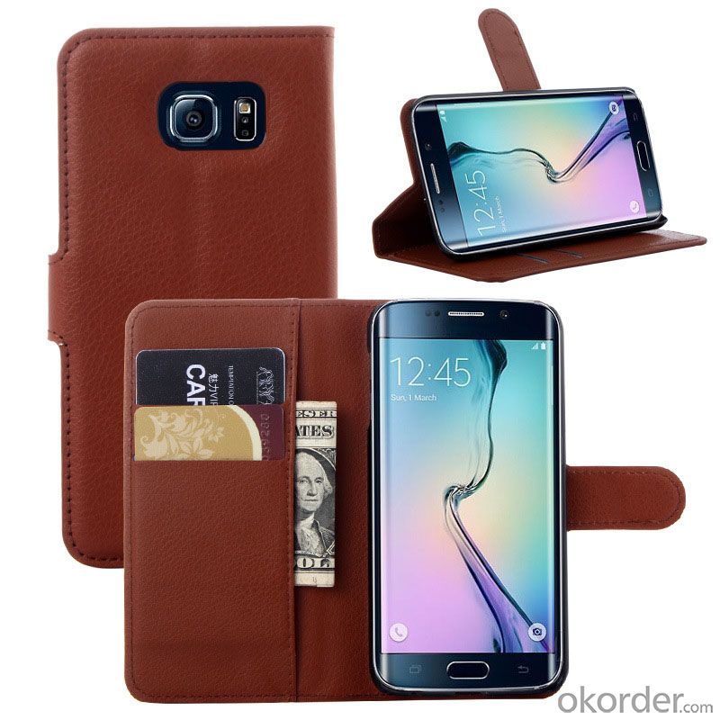Hot Selling Mobile Phone Leather Case for Samsung Galaxy S6