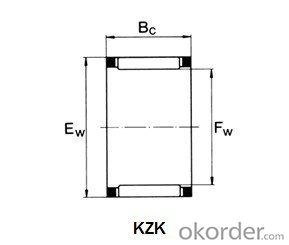 Rod-used needle roller cage assembly bearing KZK KBK