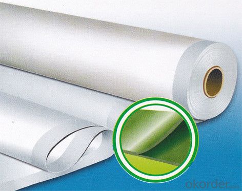 PVC Fiberglass Reinforced Waterproof Membrane with 1.2mm Thickness