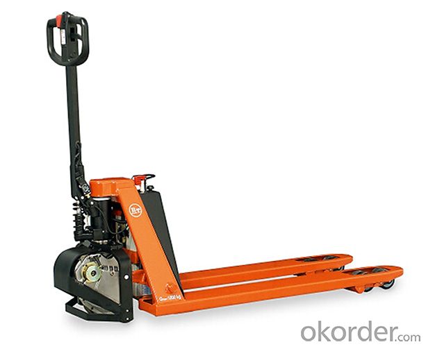 Hand Pallet Truck  Low Pricewith Scales Rubber Wheel