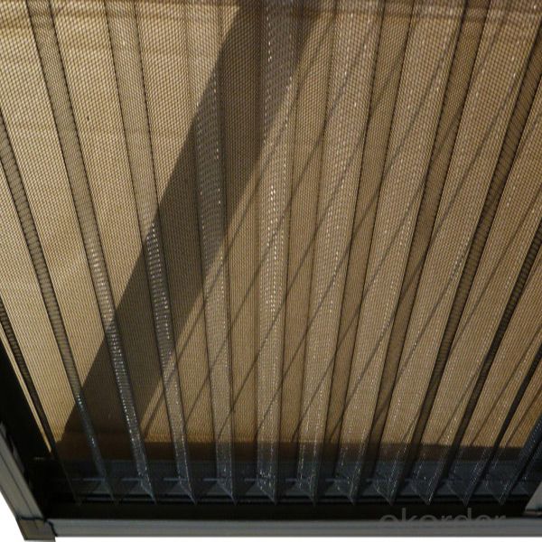 Polyester pleated mesh/Plisse insect screen mesh/Fiberglass pleated mesh