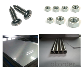 Stainless steel 201 304 316 A2 A4 & Steel C1008A C1022A Screws Manufacturer