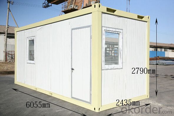 Prefabricated House Container Shape Kit Easy Built Home for Office Building or School