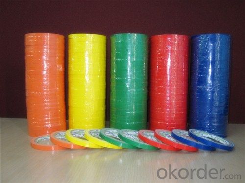 Tan Insulating Wrapping Of Electric Cable PVC Tape