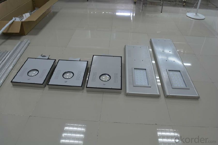 12W all in one  integrated solar LED street light