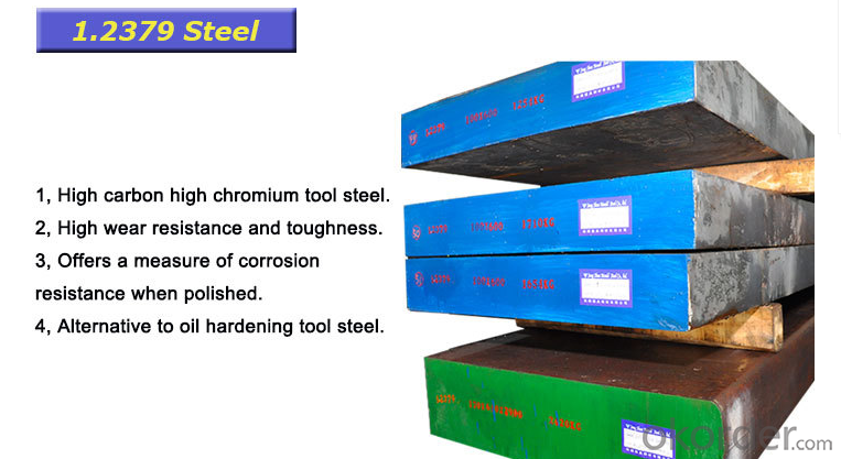 Tool Steel Cold Rolled 1.2379 Steel Bar
