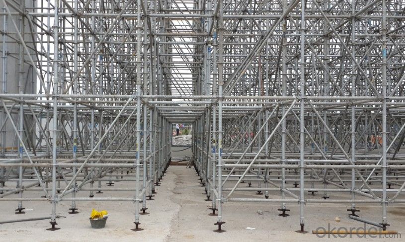 Steel Ringlock Scaffolding for High Rise Construction
