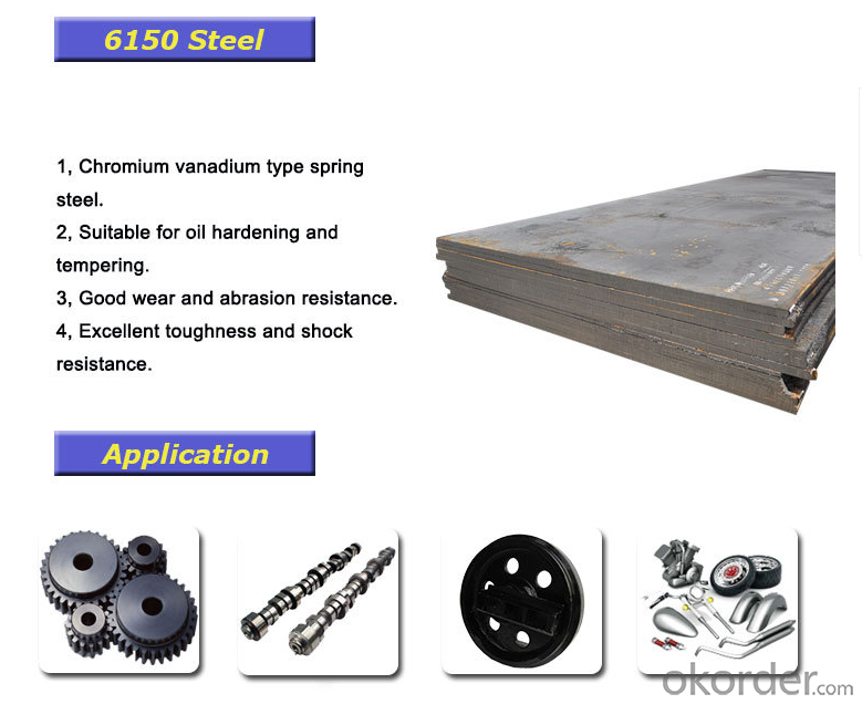 Spring Steel Plate AISI 6150 Steel Sheet