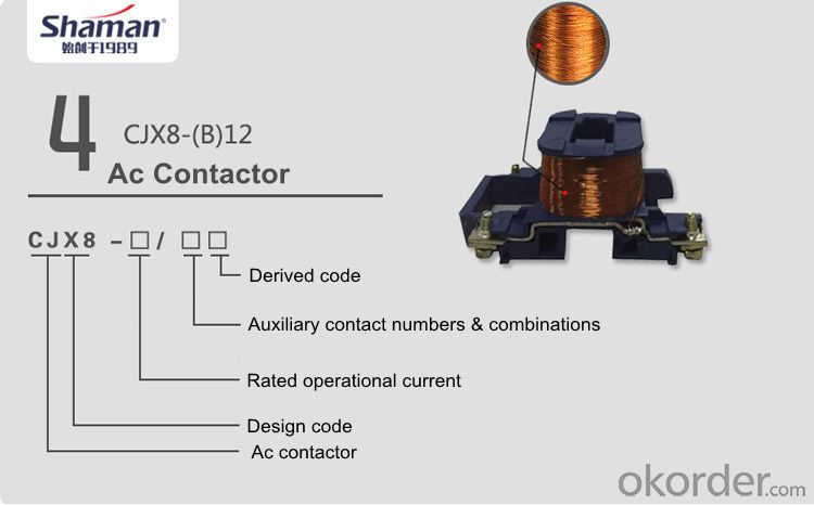 ac contactor CJX8(B)-170 brands electric contactor magnetic contactor circuit breaker contactor