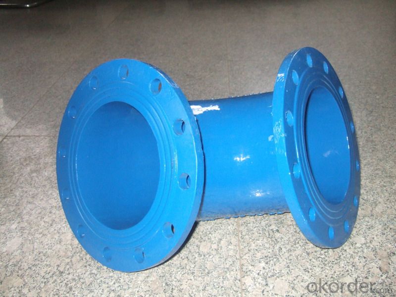 Ductile Iron Pipe Fittings Double Socket 90°Bend of China 3100